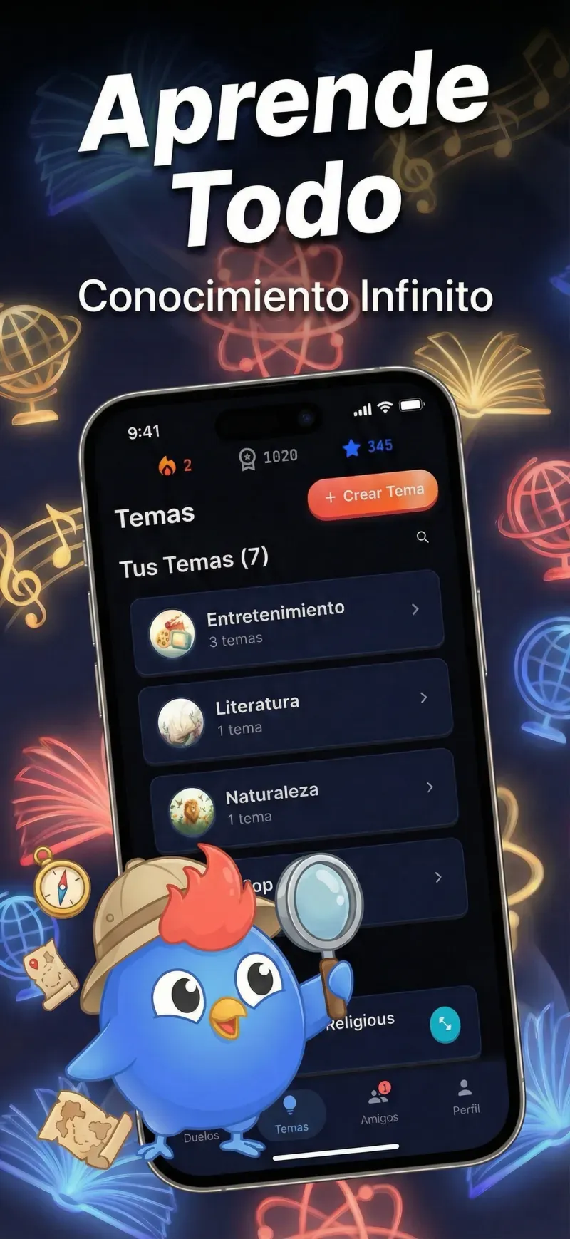 Explorar temas de quiz