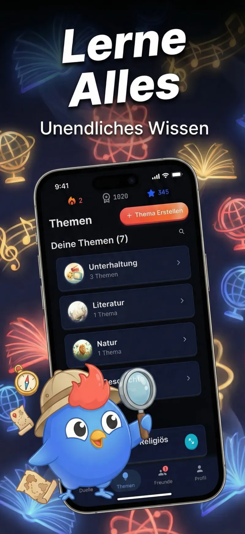 Quiz-Themen durchsuchen