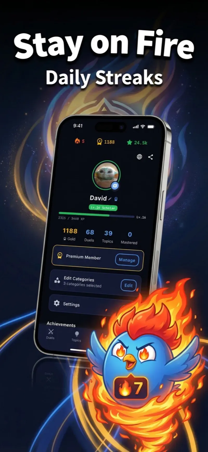 Daily streak rewards