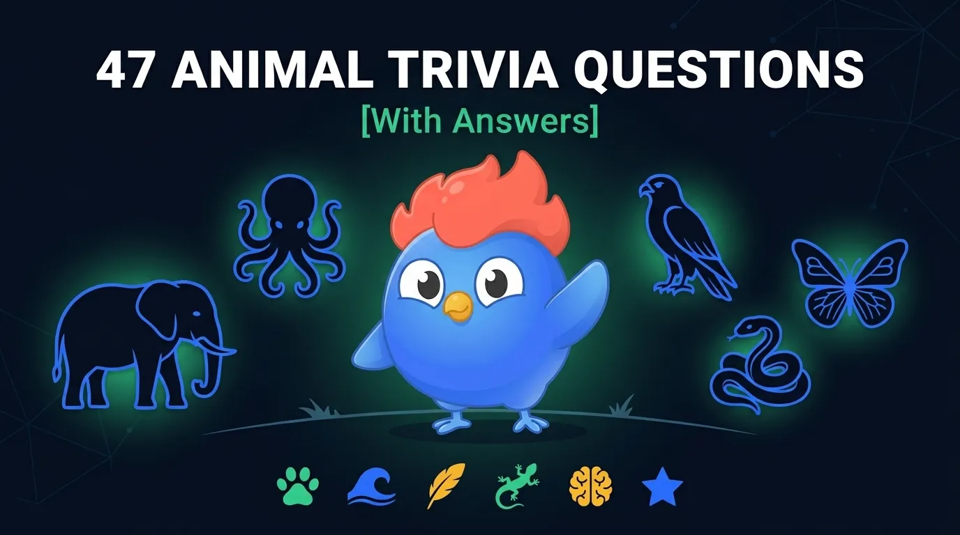 47 Animal Trivia Questions [With Answers]