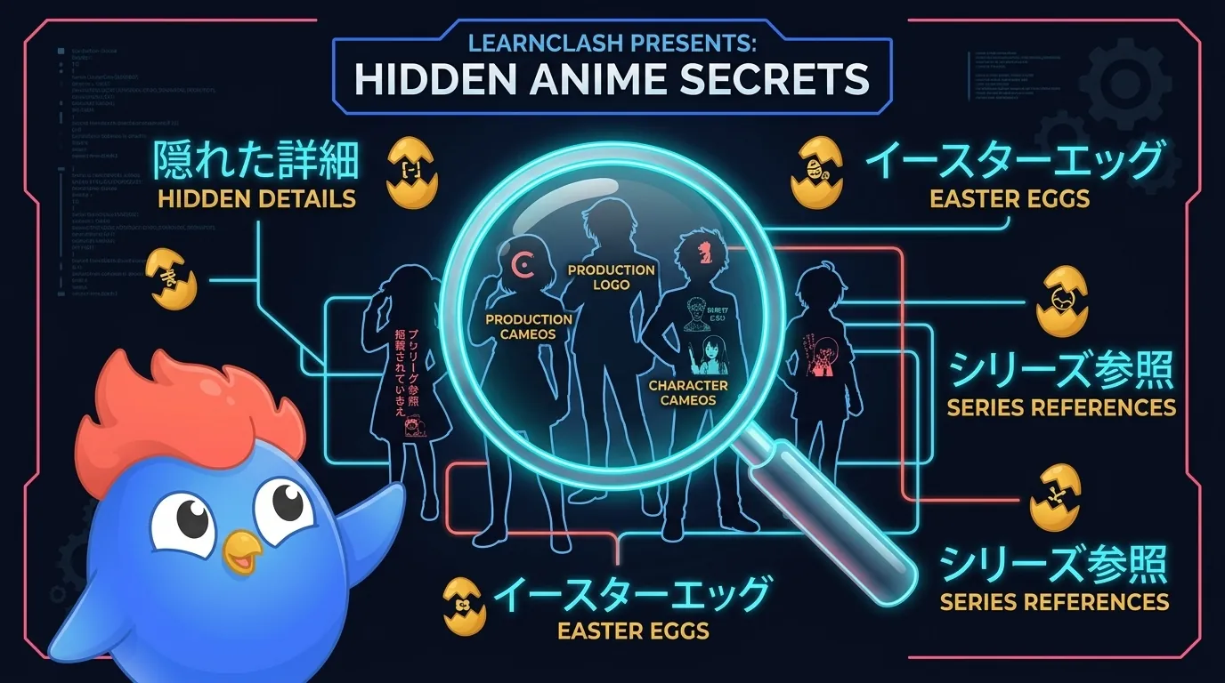 7 anime hidden detail facts: FMA characters named after WWII aircraft, Ichigo means 'one who protects' not 'strawberry', One Piece names are puns, Chihiro means 'a thousand searches', The Cat Returns connects to Whisper of the Heart, Sailor Moon figurines in Hunter x Hunter, Naruto exit signs show ninja-running figures