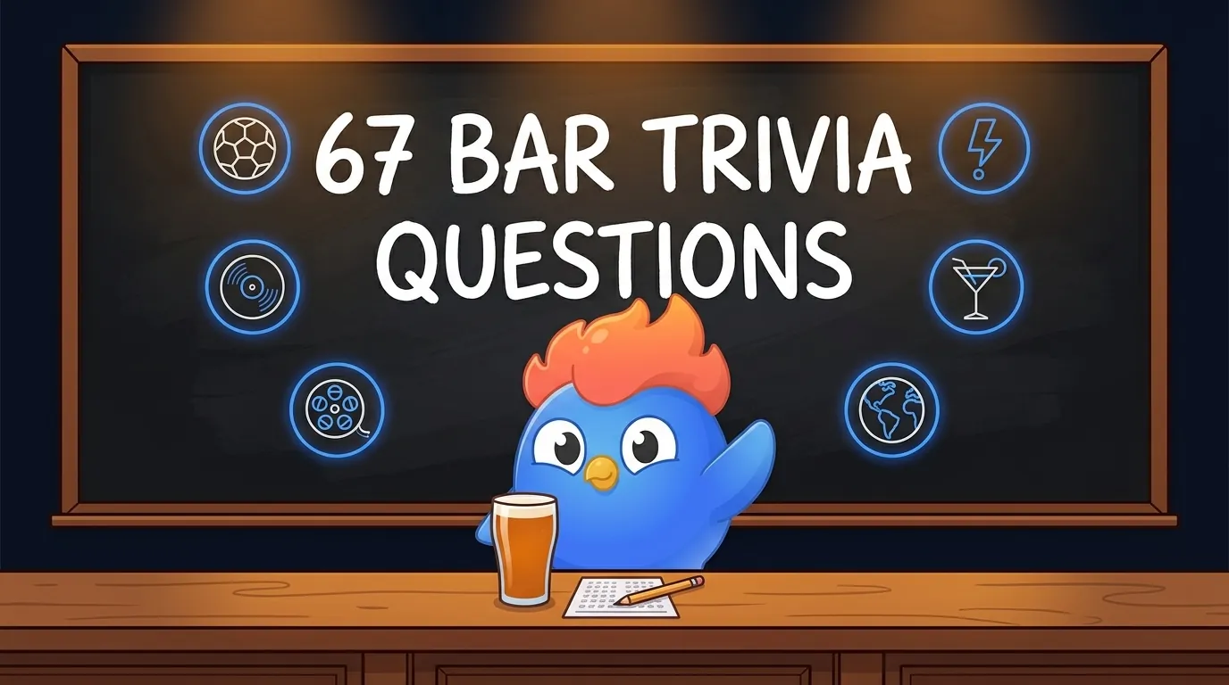 67 Bar Trivia Questions [6 Rounds, Answers, Stumpers]
