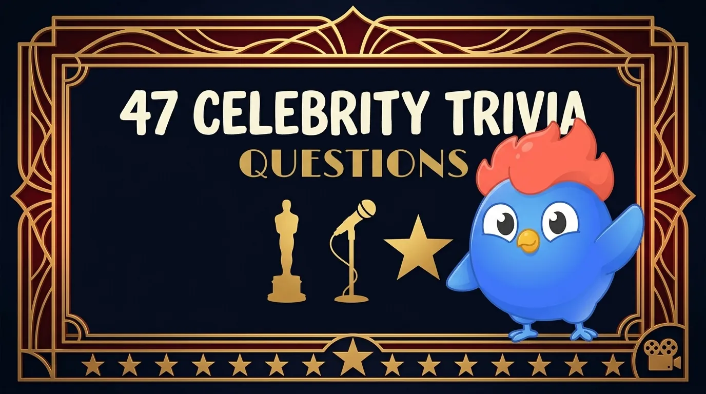 47 questions quiz célébrités avec réponses [2026]