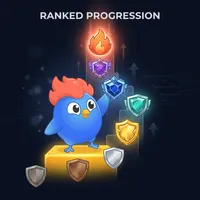 Ranked Progress: Win duels to gain ELO. Climb from Iron to Phoenix and earn exclusive rewards.