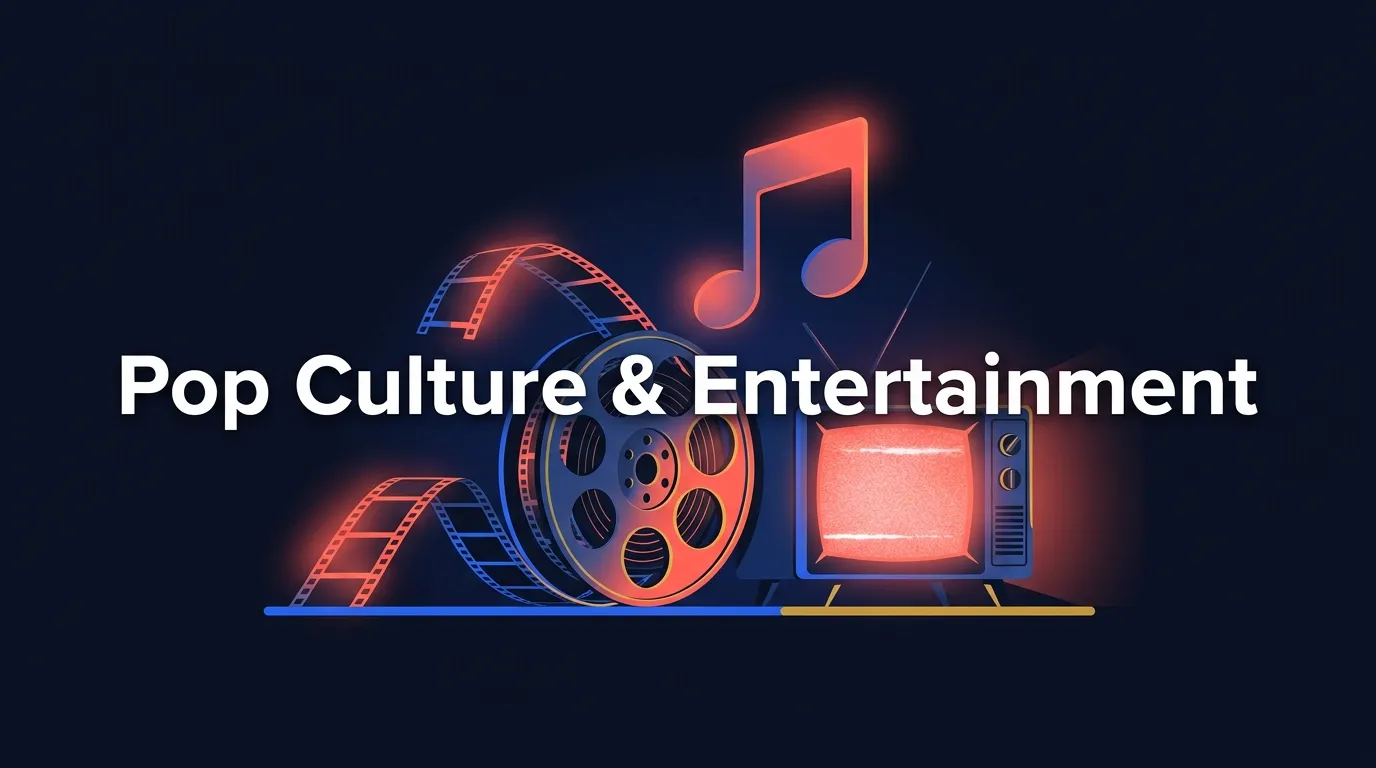 6 pop culture and entertainment trivia questions covering film, music, gaming, and television at easy, medium, and hard difficulty