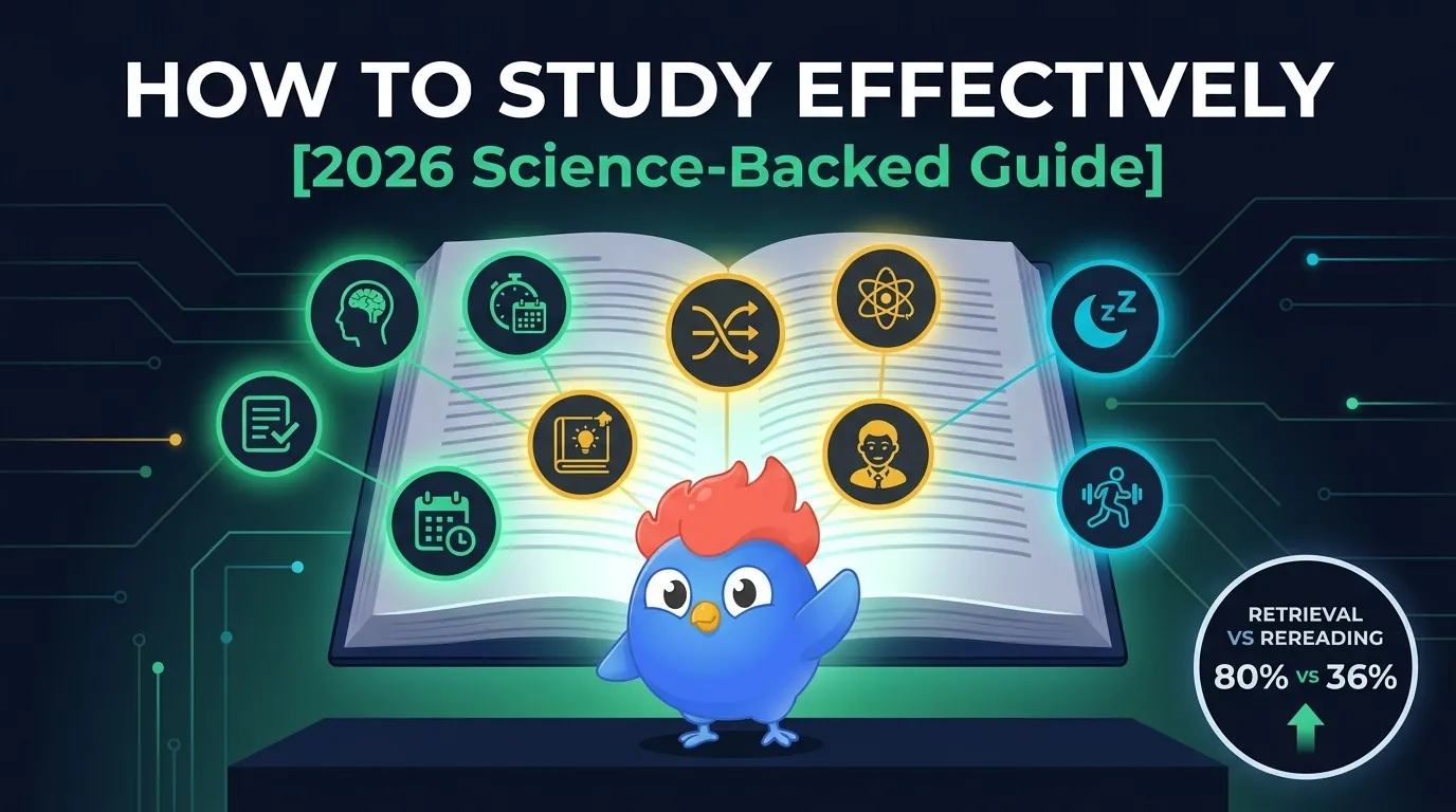 How to Study Effectively [2026 Science-Backed Guide]