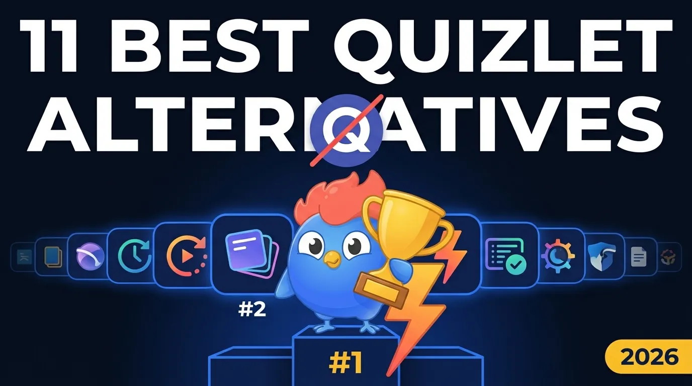 11 Mejores Alternativas a Quizlet [2026]