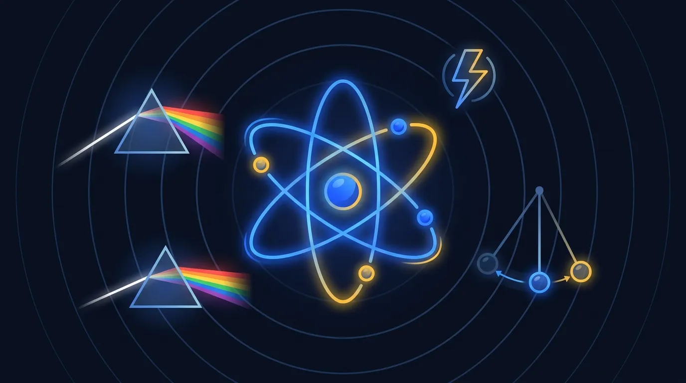 9 physics trivia questions covering light, forces, temperature, and quantum mechanics at easy, medium, and hard difficulty