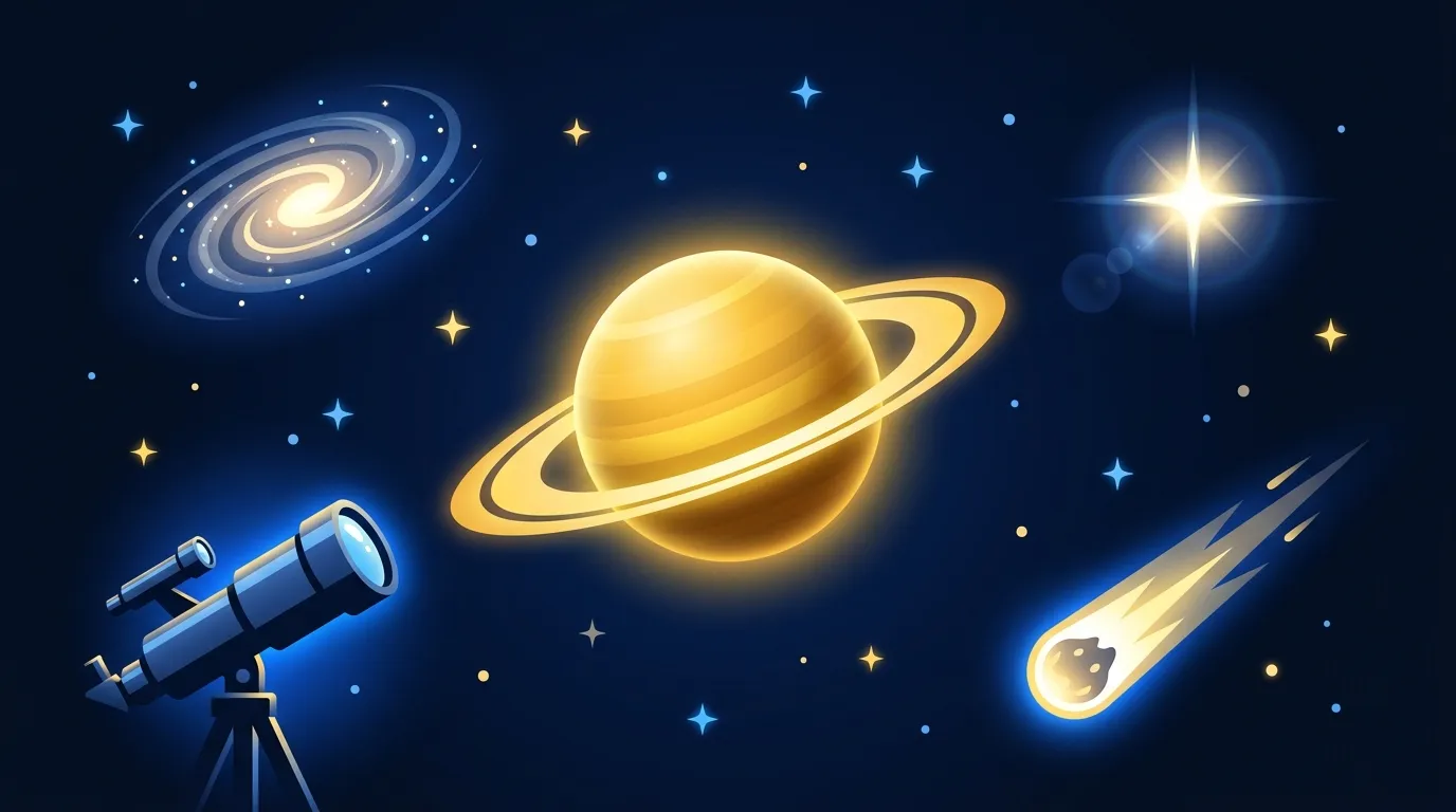 10 space and astronomy trivia questions covering the solar system, stars, galaxies, and cosmology at easy, medium, and hard difficulty