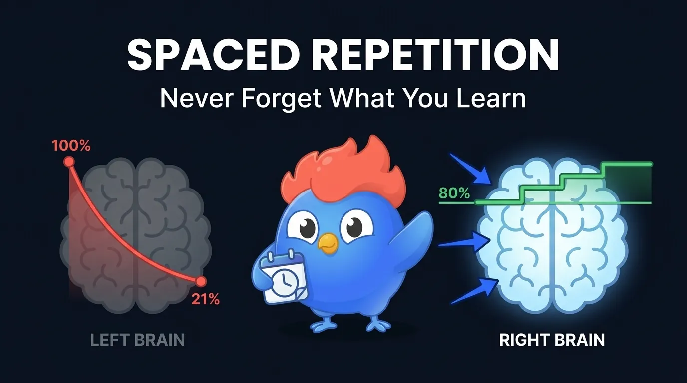 Répétition espacée : ne rien oublier [Guide 2026]