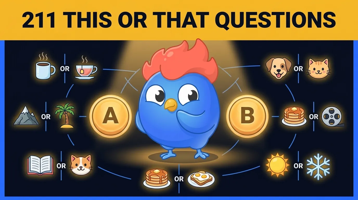 211 This or That Questions [Funny, Hard & Workplace-Safe]