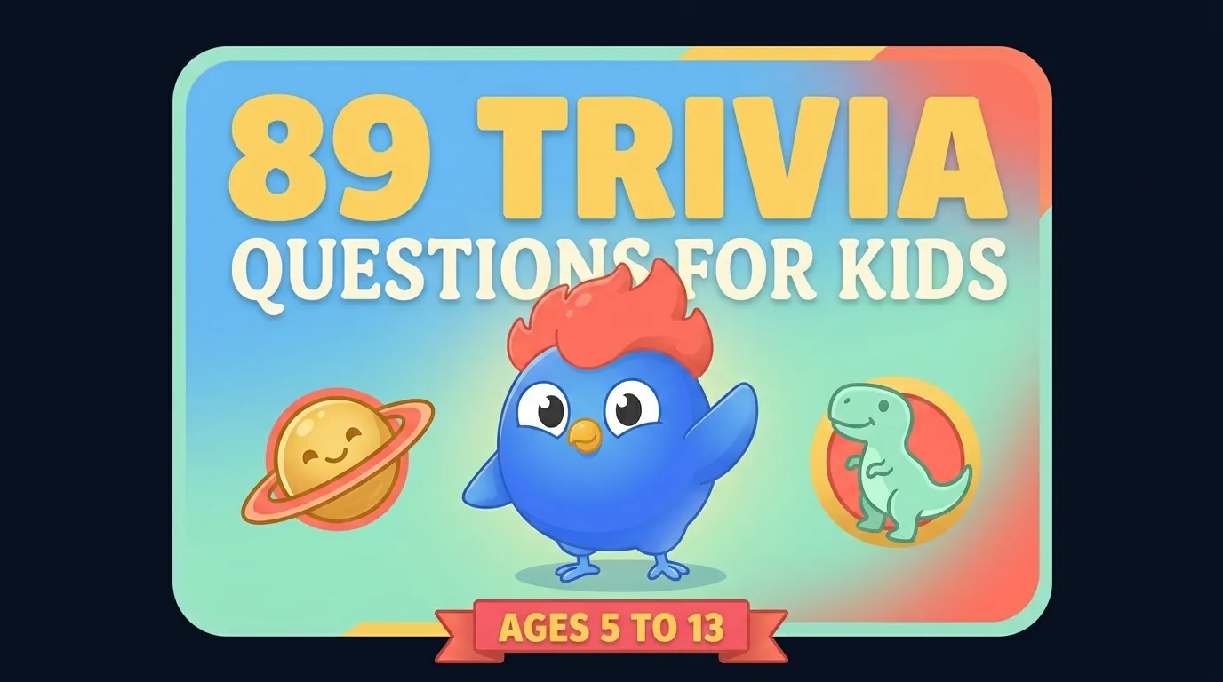 89 questions de quiz pour enfants [Âges 5 à 13, avec réponses]